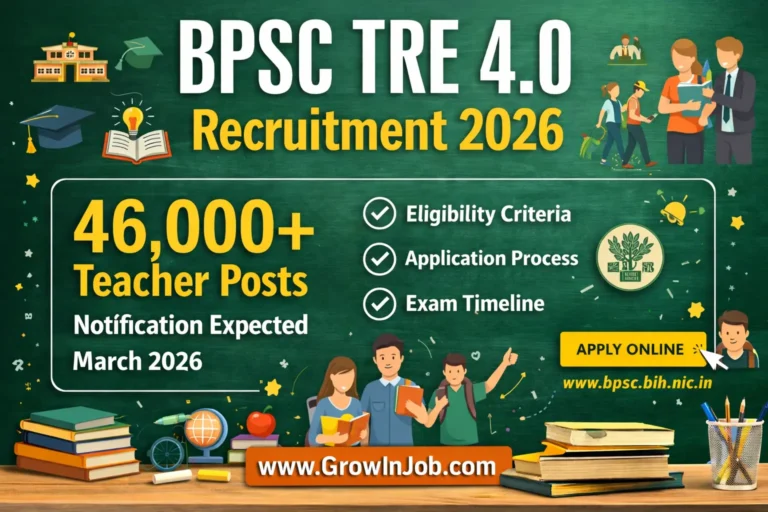 BPSC TRE 4.0 Recruitment 2026 – 46,000 Teacher Posts