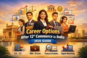 Career options after 12th commerce in India for 2026 with top courses and guidance.- GrowInJob