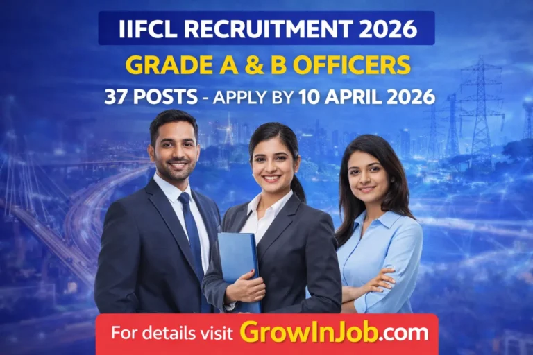 IIFCL Recruitment 2026 for Grade A and Grade B officers 37 posts apply before 10 April 2026