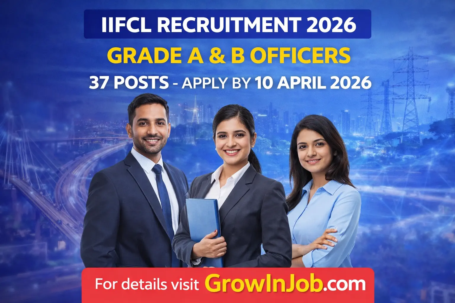 IIFCL Recruitment 2026 for Grade A and Grade B officers 37 posts apply before 10 April 2026