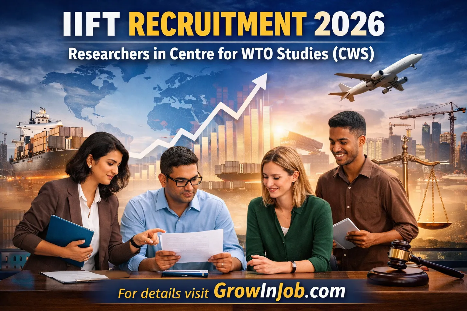 IIFT Recruitment 2026 Researchers in Centre for WTO Studies CRIT