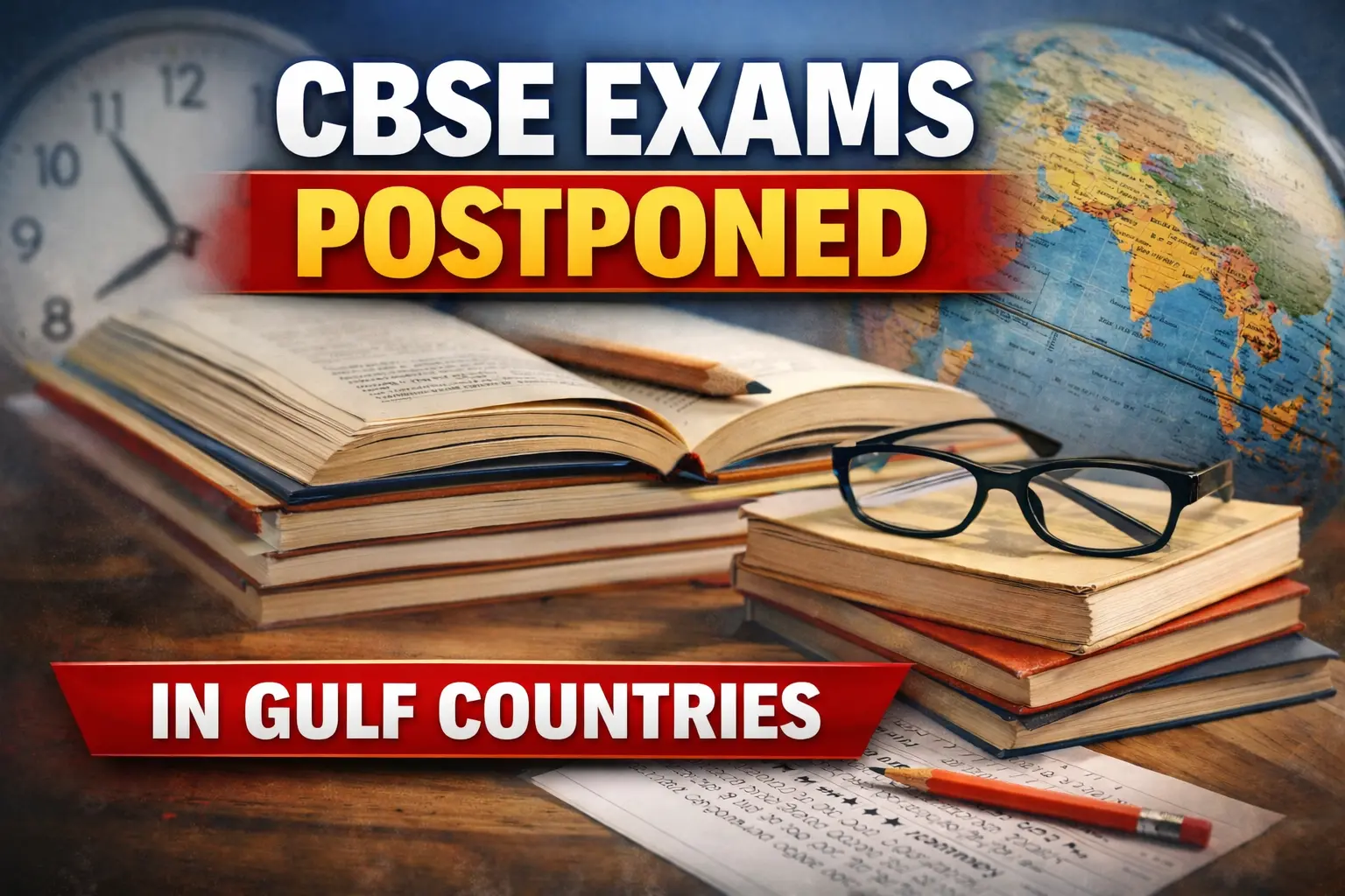 CBSE postpones March 5–6 board exams 2026 in Gulf countries including Kuwait, UAE and Saudi Arabia
