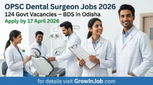 Group of dental professionals in a clinic for OPSC Dental Surgeon Jobs 2026 recruitment article