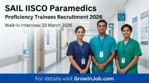 Realistic paramedical professionals for SAIL IISCO Paramedics Proficiency Trainees Recruitment 2026 at Burnpur Hospital