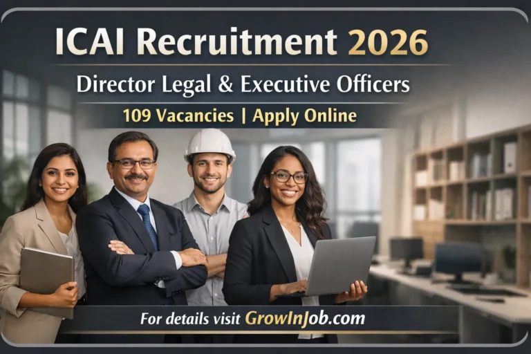 ICAI Recruitment 2026 Director Legal and Executive Officer 109 posts apply online before 15 April 2026