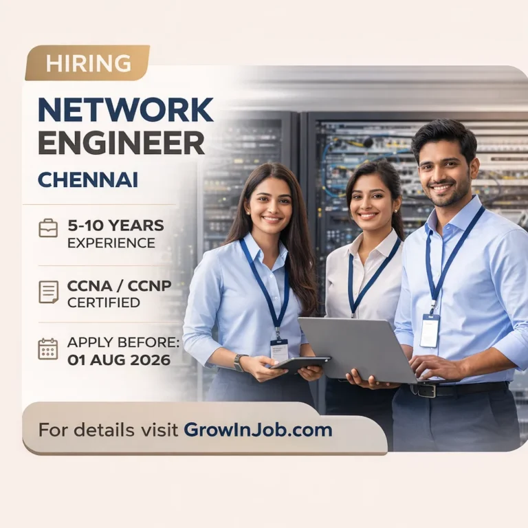 Network Engineer Larsen & Toubro Chennai 5-10 years CCNA CCNP apply before 01 Aug 2026