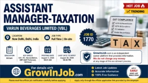Assistant Manager-Taxation job at Varun Beverages Limited in New Delhi