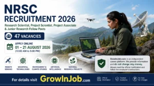 NRSC Recruitment 2026 | 47 Research Scientist, Project Scientist, JRF & Project Associate Posts | Apply Online